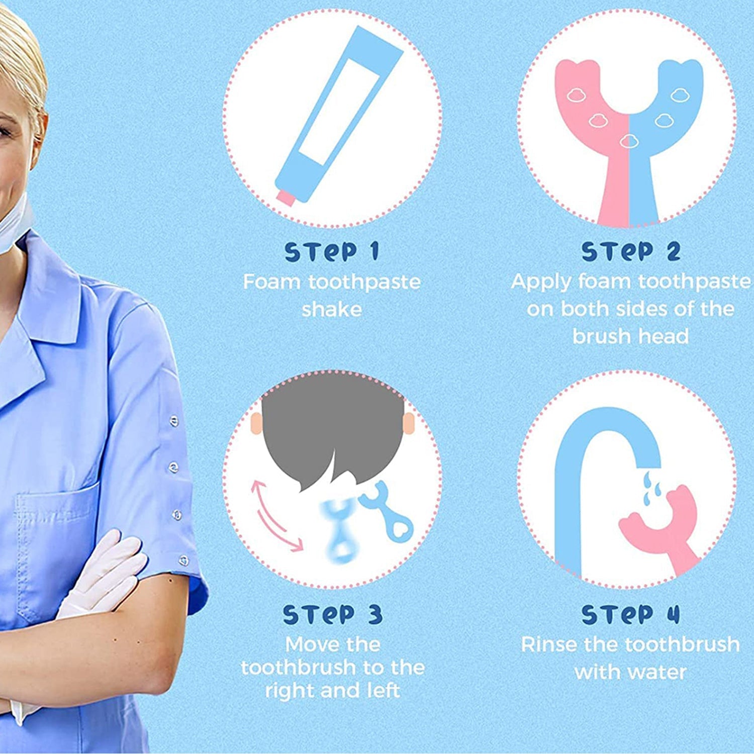 Manual whitening toothbrush Manual whitening toothbrush